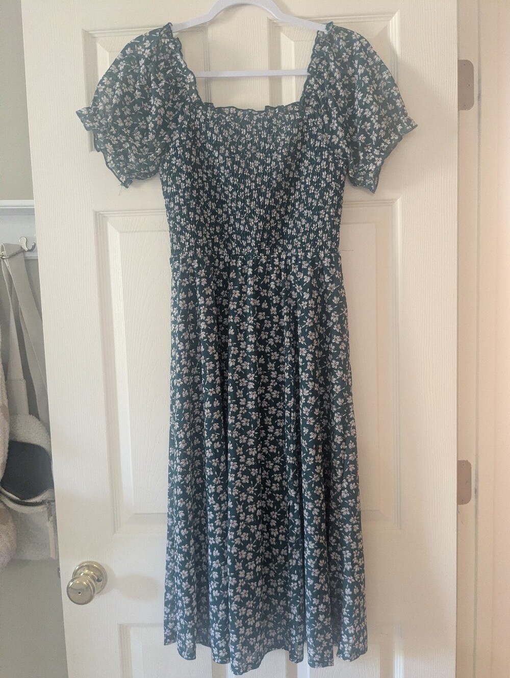 Green Floral Dress